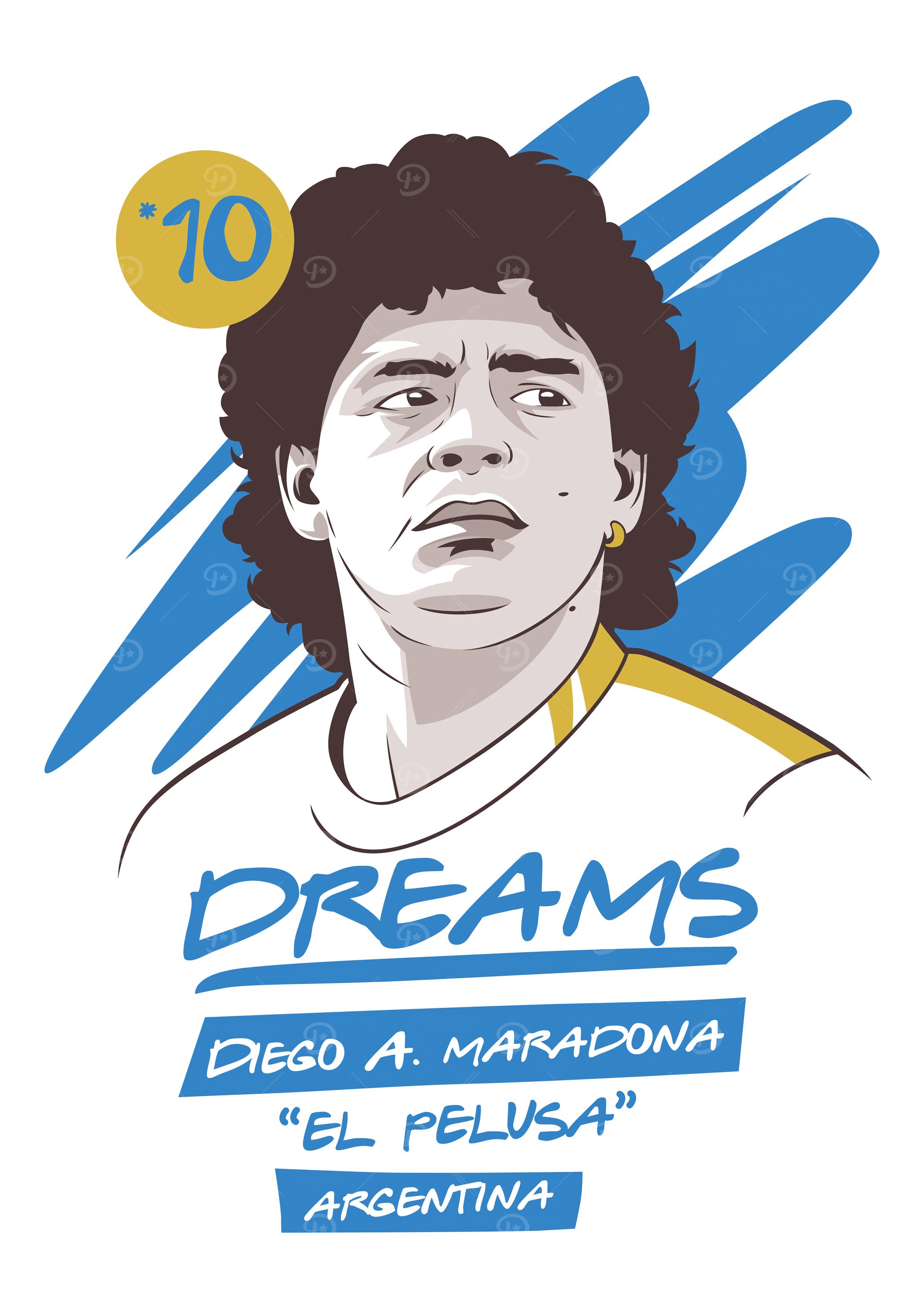 Diego Maradona Poster
