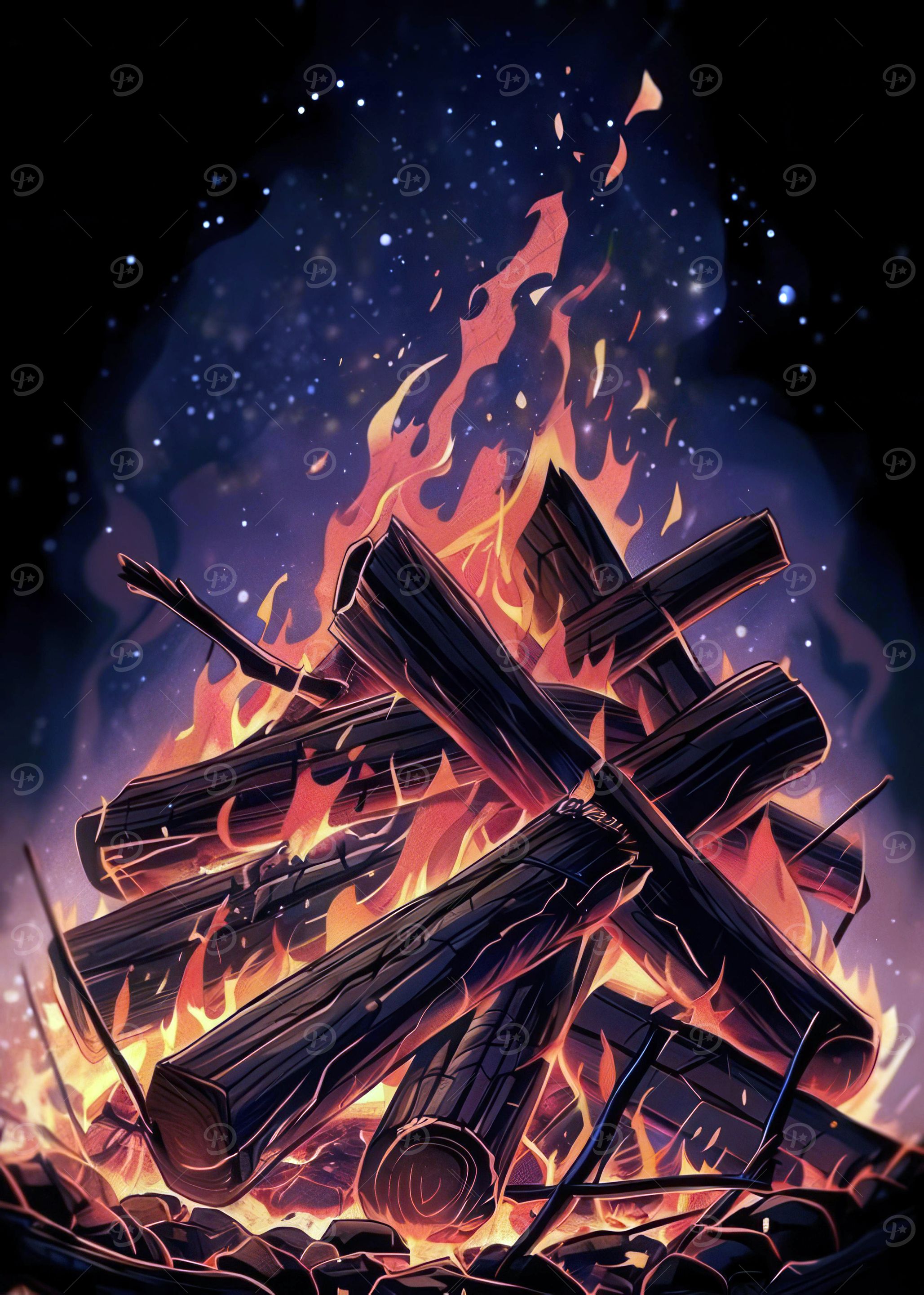 Bonfire under the Stars