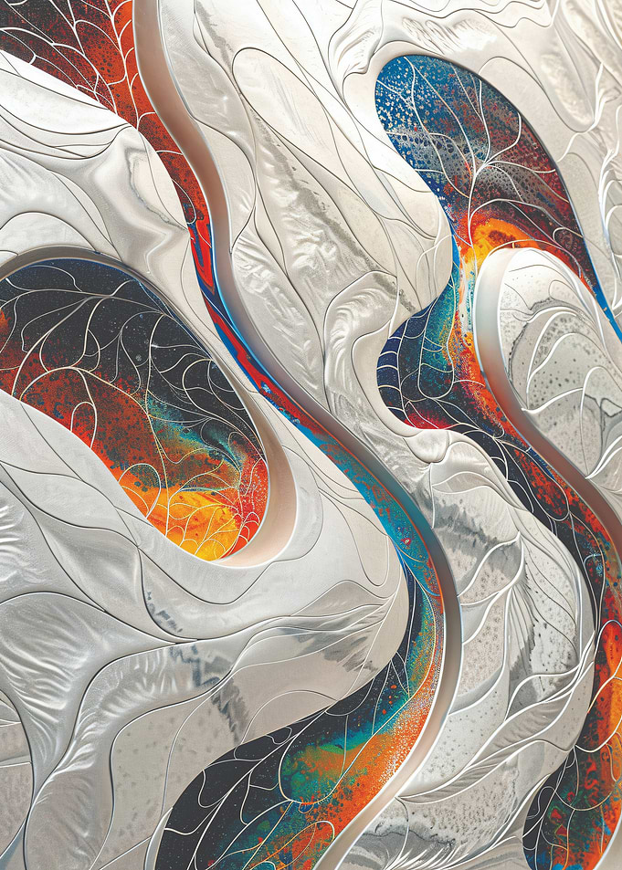 Abstract Metal Wall Art