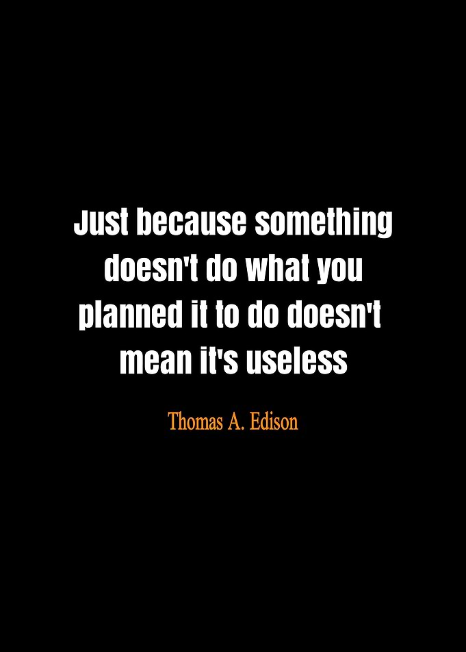 Thomas Edison Quote