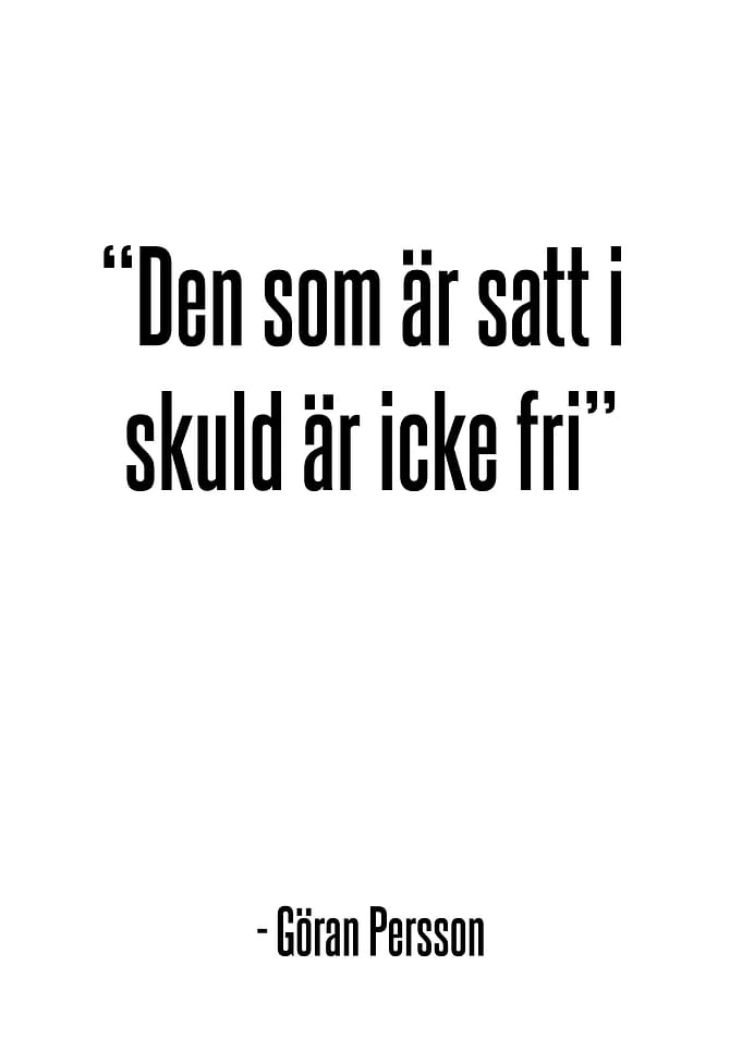Swedish Quote Print