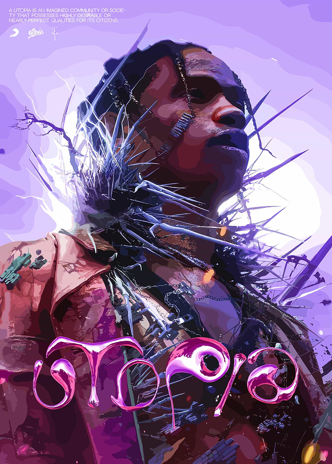 Travis Scott Utopia Poster