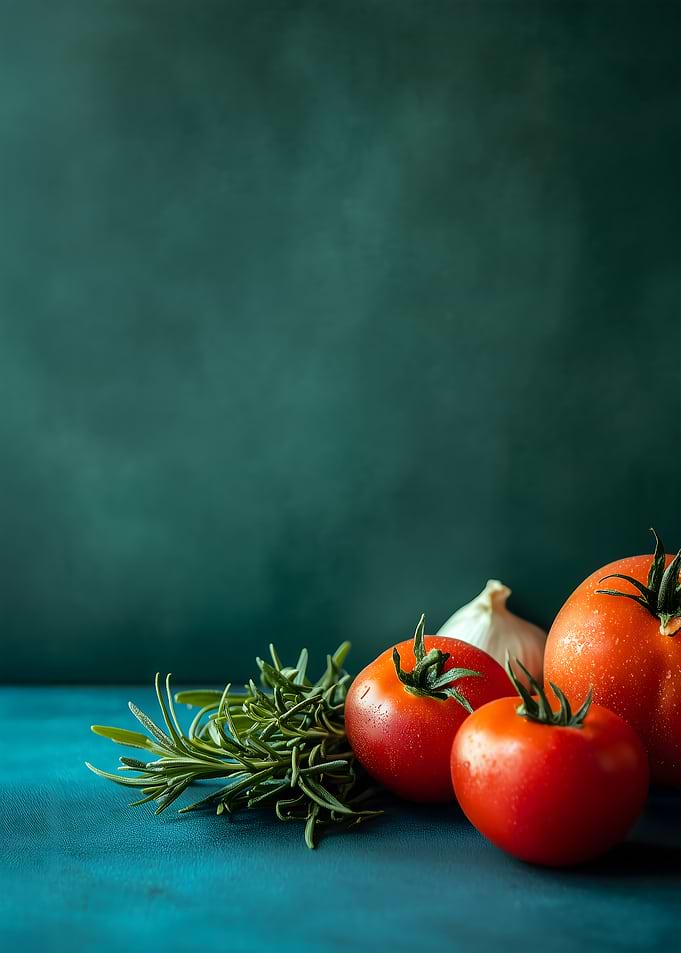 Tomatoes, Garlic, and Rosemary