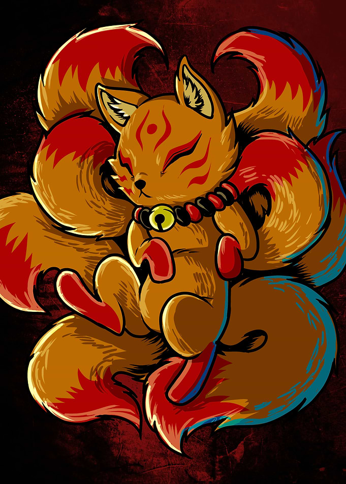 Nine-Tailed Fox Kitsune