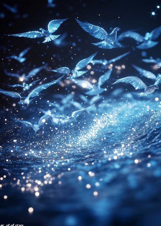 Blue Birds of Light