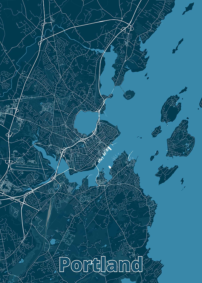 Portland City Map