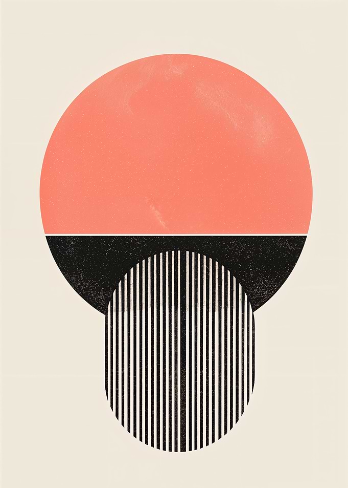 Abstract Geometric Art Print