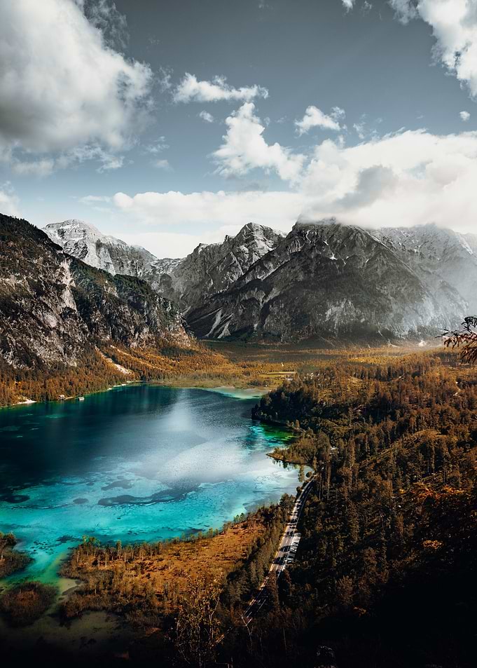 Mountain Lake Landscape