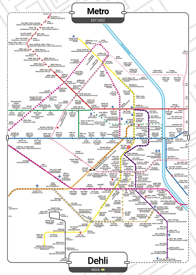 Delhi Metro Map