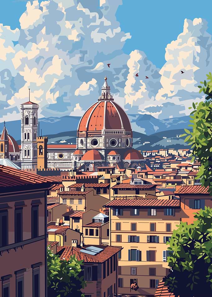Florence Cathedral Skyline
