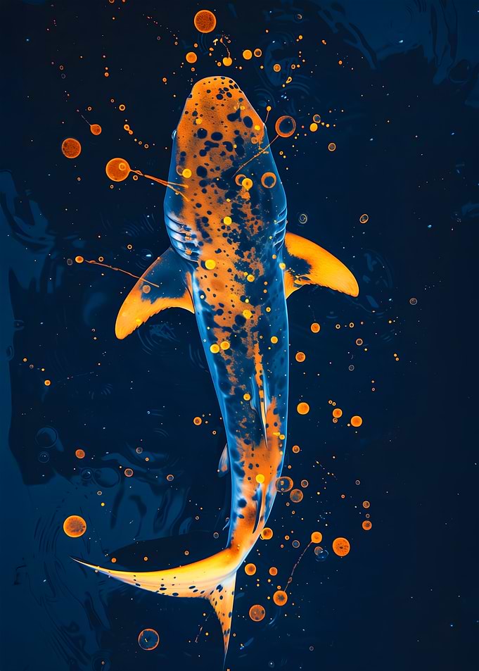 Shark in Blue Water