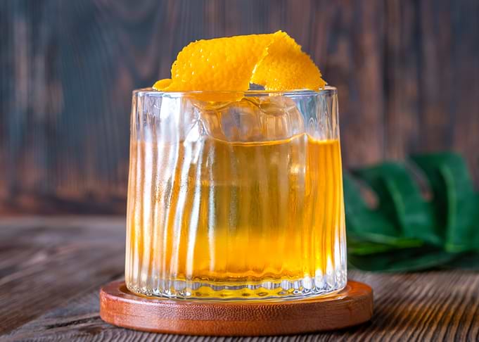 Banana old fashioned Cocktail