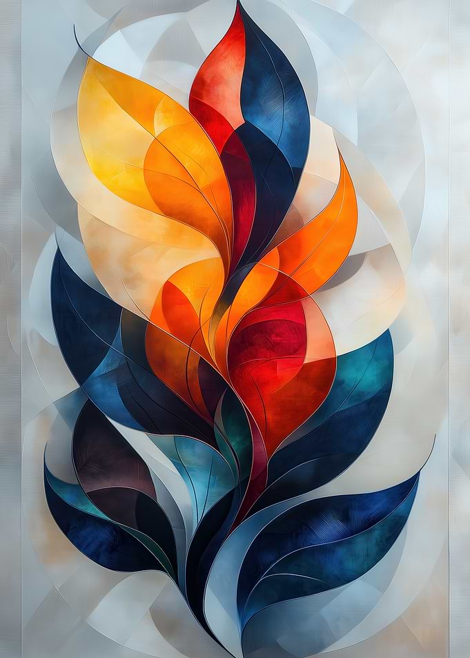 Abstract Floral Art