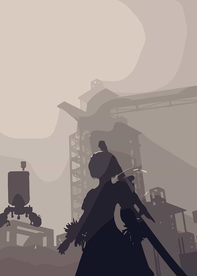 Nier Automata Silhouette