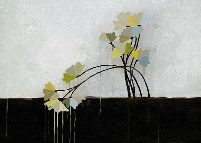 Abstract Floral Painting