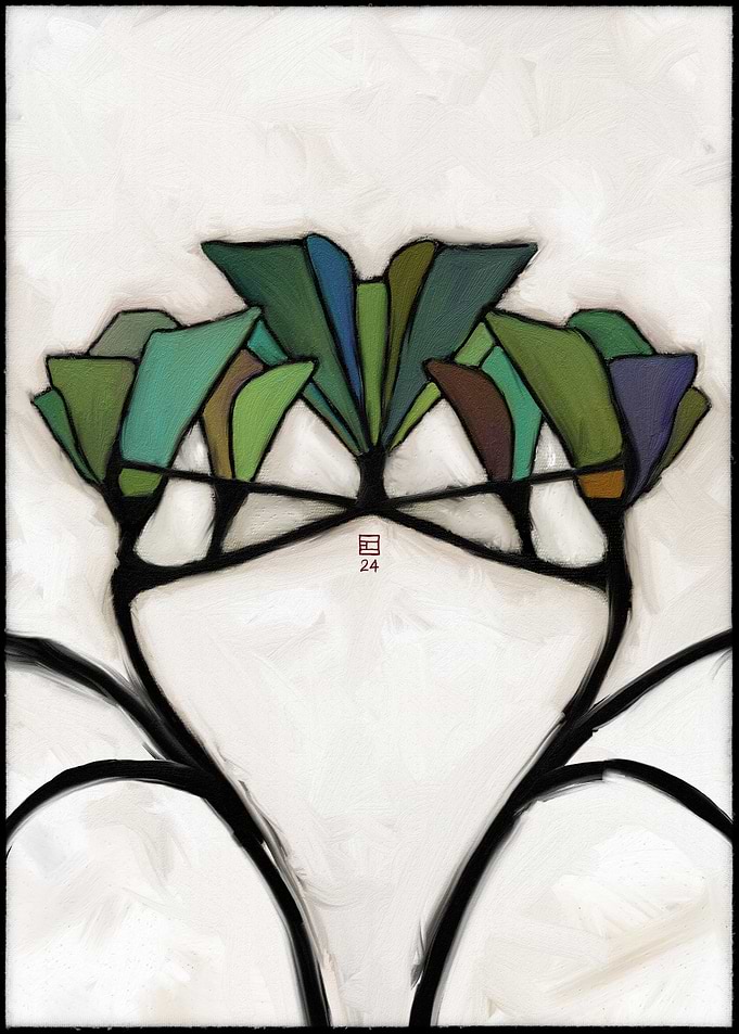 Art Deco Floral Design