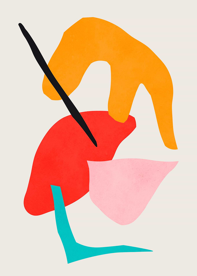 Abstract Shapes Art Print
