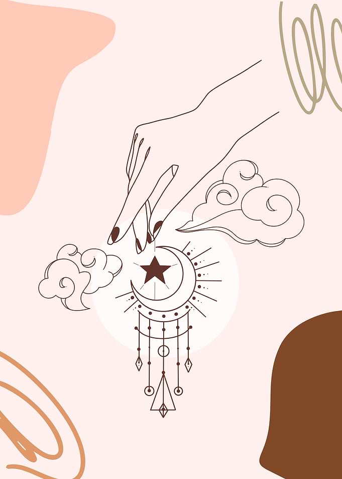 Moon and Star Dreamcatcher