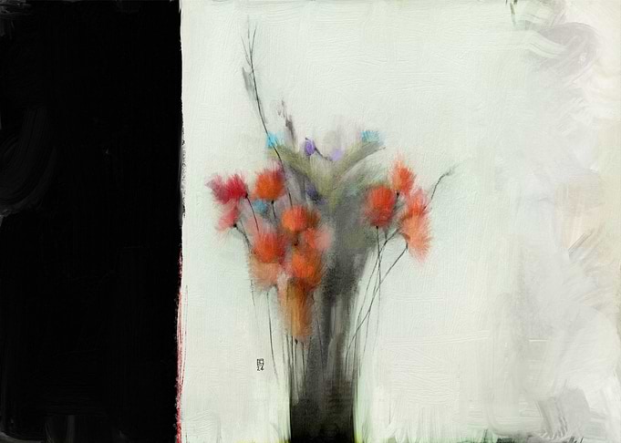 Abstract Floral Painting
