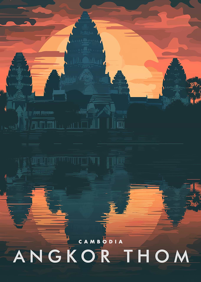 Angkor Thom Sunset