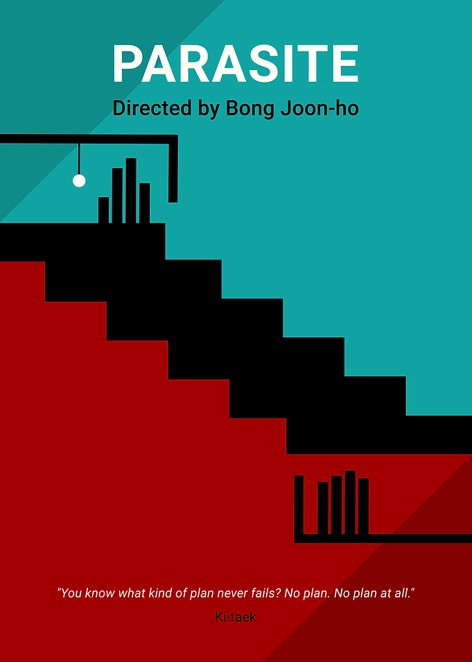 Parasite Minimalist Movie Poster