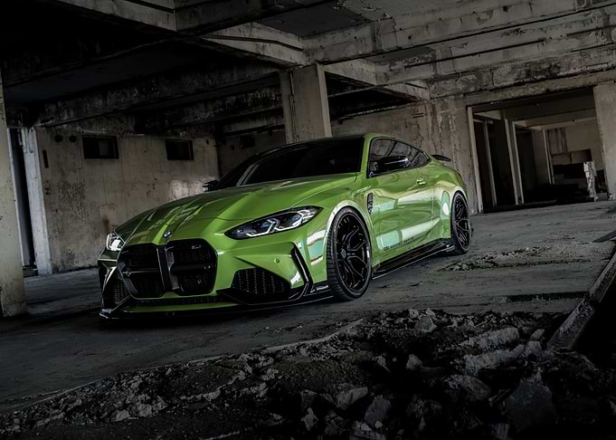 Green BMW M4 Coupe