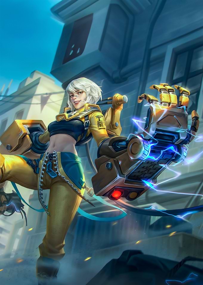 Cyberpunk Female Character