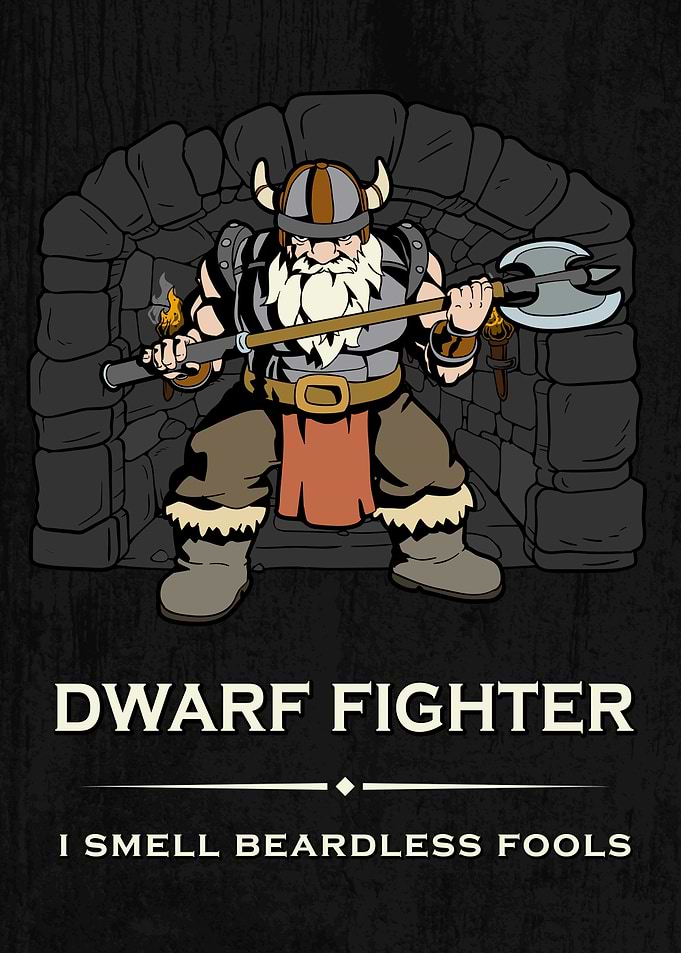 Roleplaying Character - Dwarf Fighter
