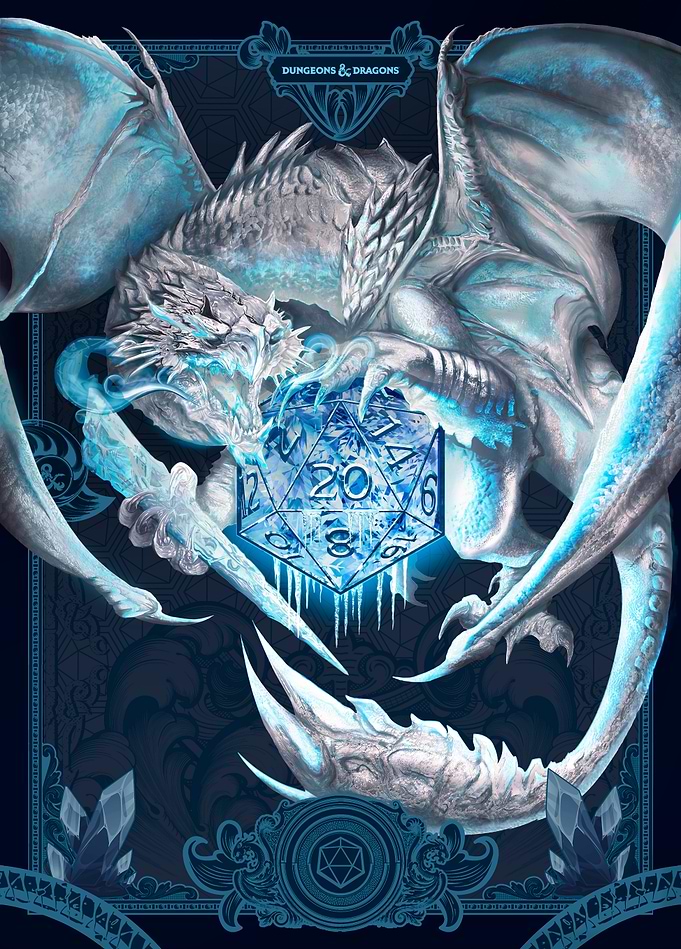 Ancient White Dragon & Ice