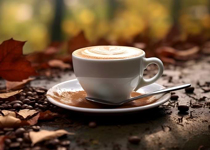 Cappuccino in Autumn