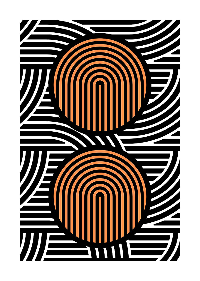Abstract Geometric Art