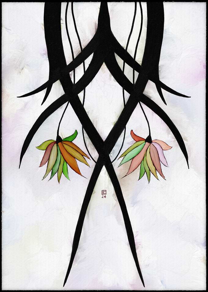 Abstract Floral Art