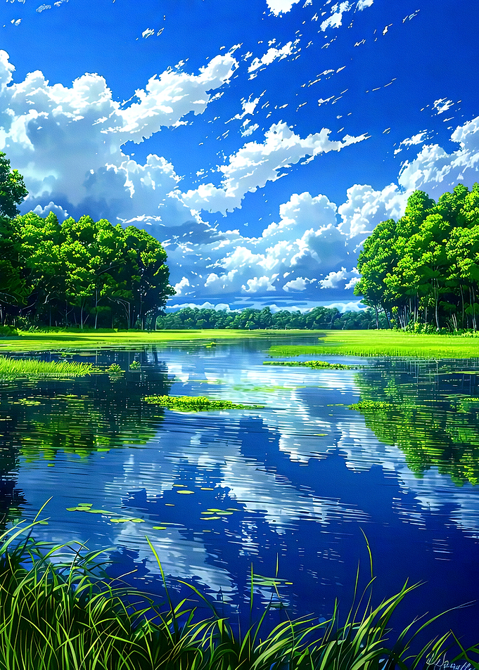 Peaceful Lake Landscape