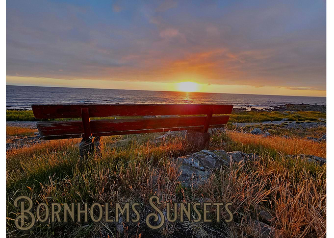 Sunset Bench by the Sea