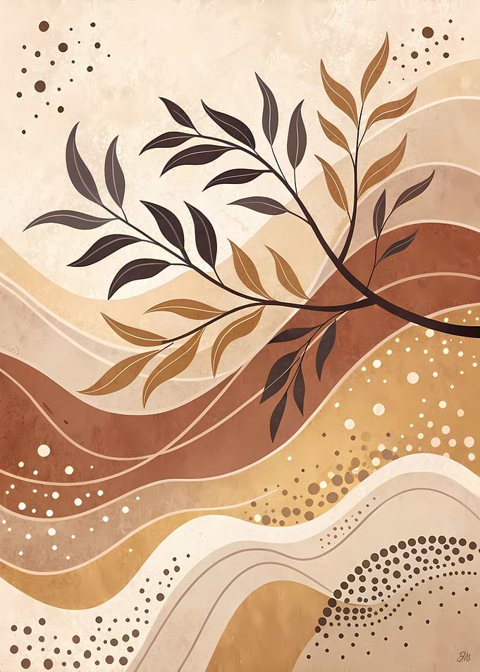 Abstract Branch Art Print