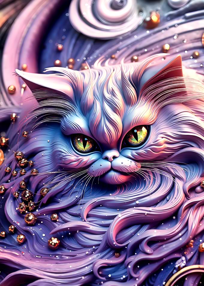 Cosmic Cat Portrait