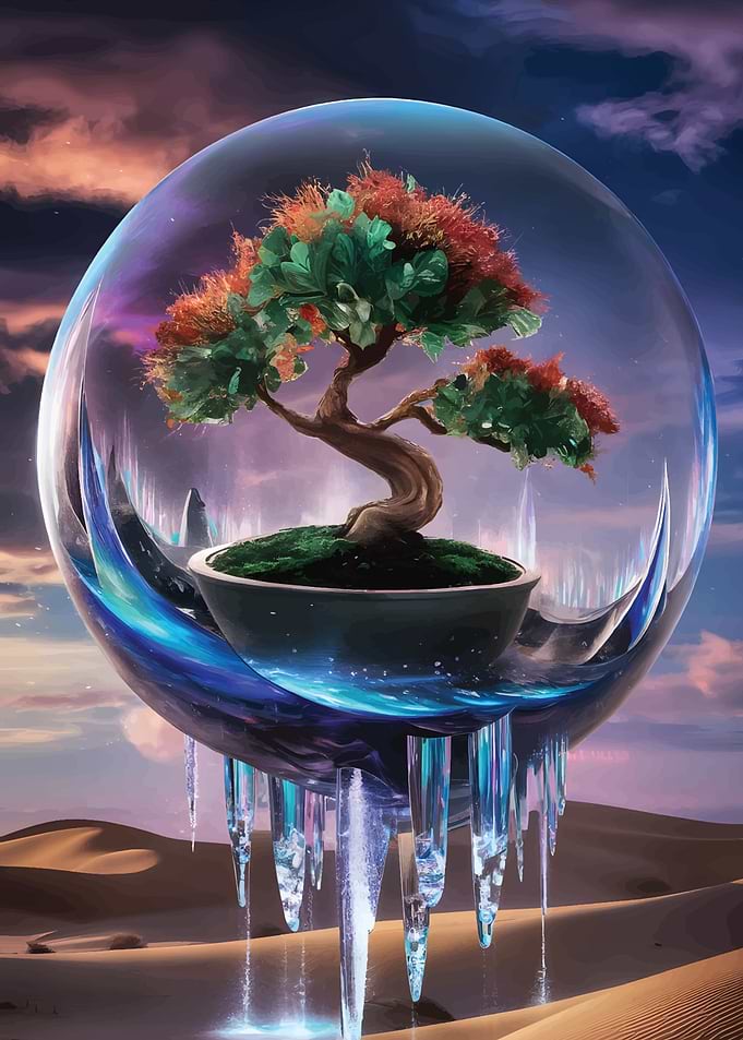 Bonsai in a Glass Sphere