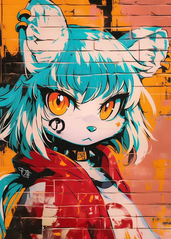 Anime Graffiti Art