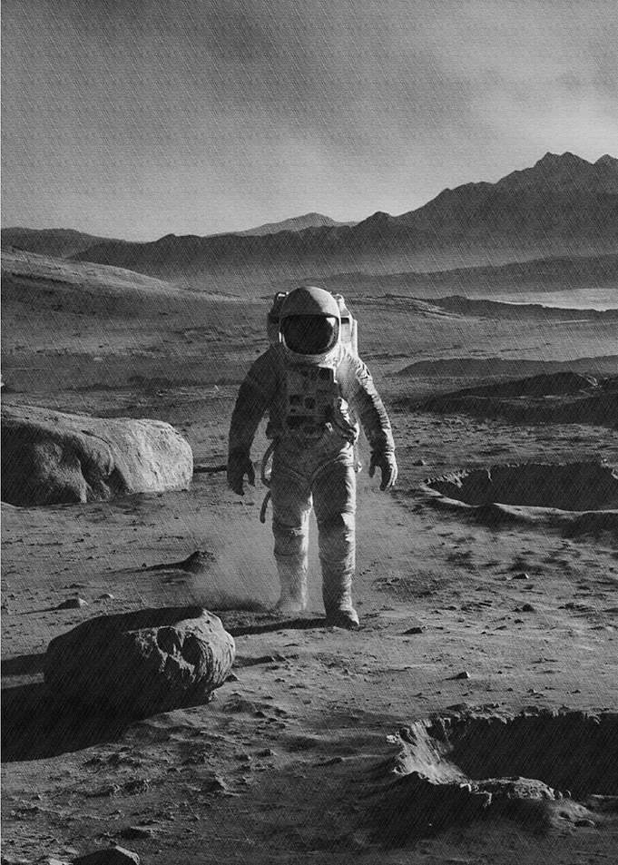 Astronaut on Lunar Surface