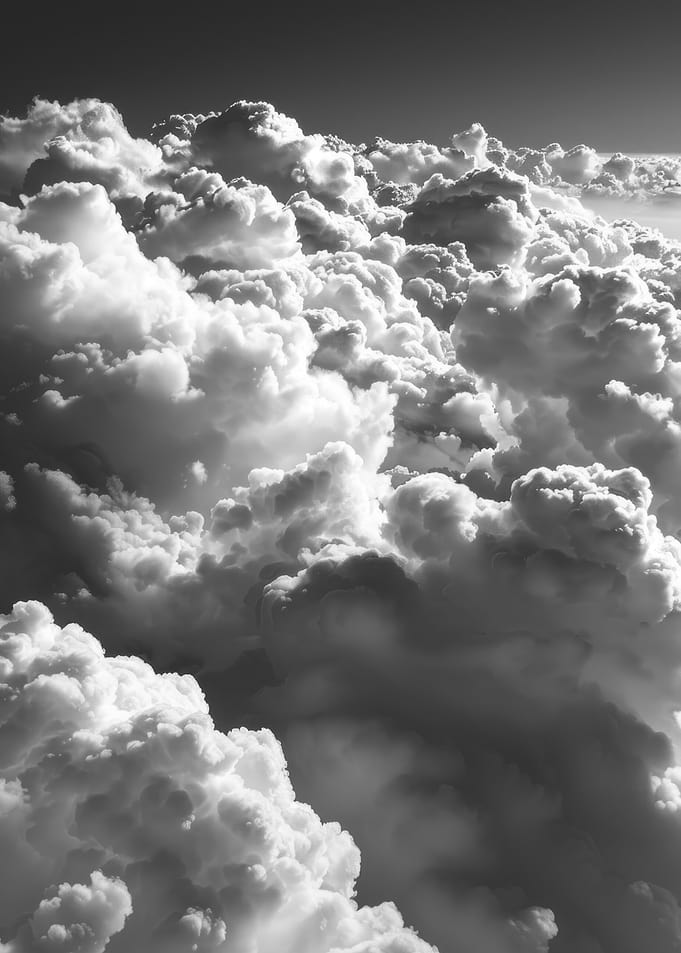 Cloudscape Black and White