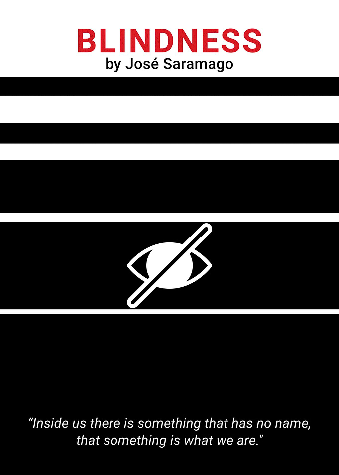 Blindness Minimalist Book Cover