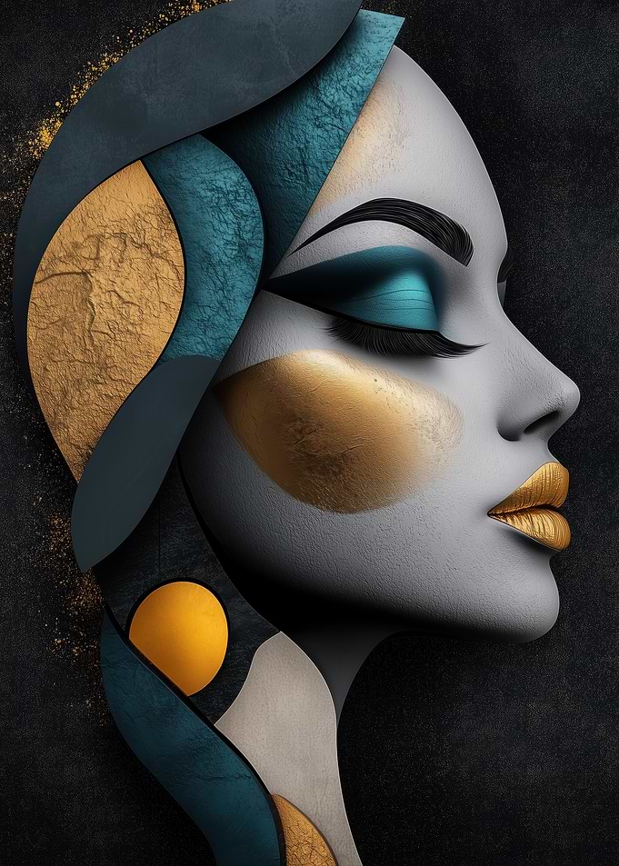 Abstract Woman Portrait
