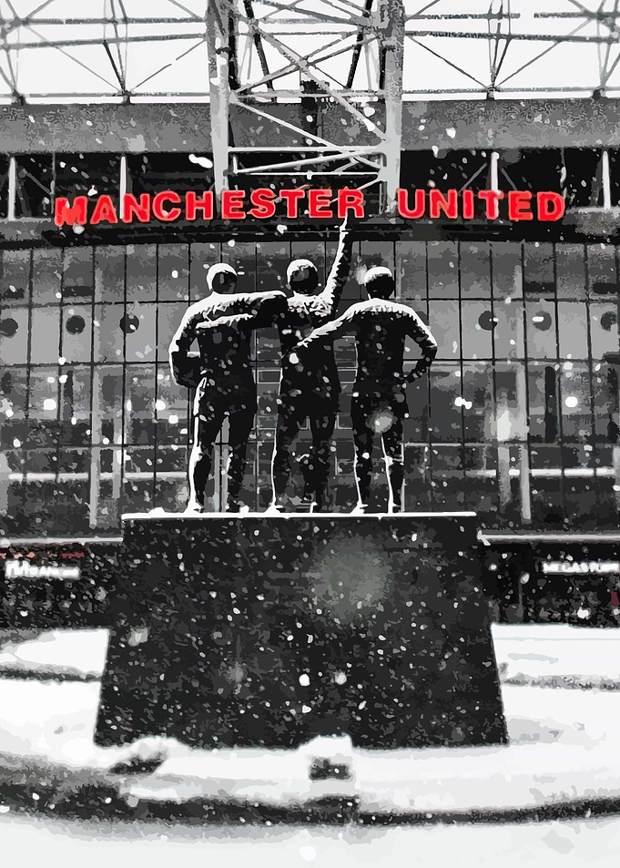 Manchester United Statue