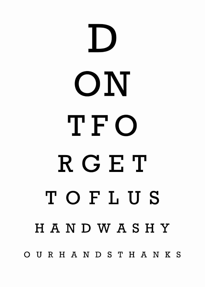 Handwashing Reminder Poster
