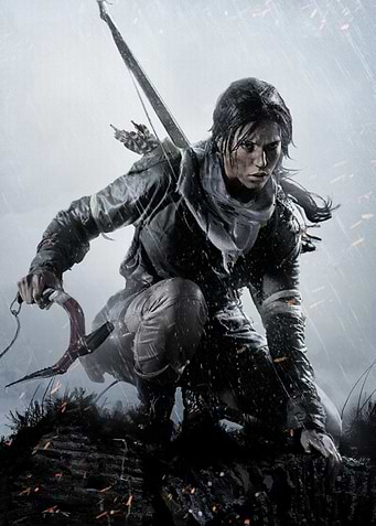 Lara Croft Action Pose