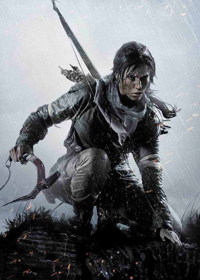 Lara Croft Action Pose