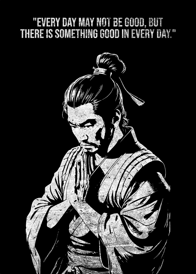Samurai Quotes Print 1