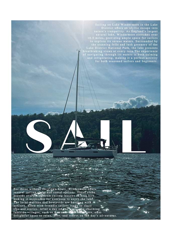 Sailing on Lake Windermere