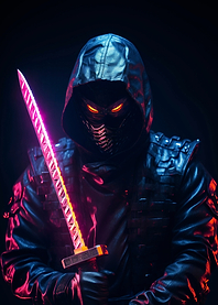 Cyberpunk Samurai