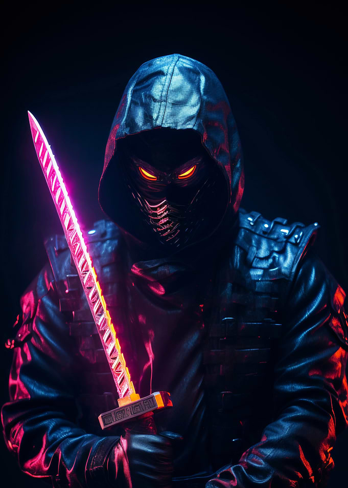 Cyberpunk Samurai